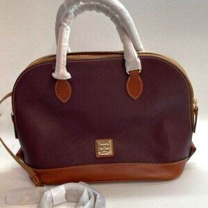 Dooney & Bourke Zip Zip NWT pebbled grain leather satchel handbag